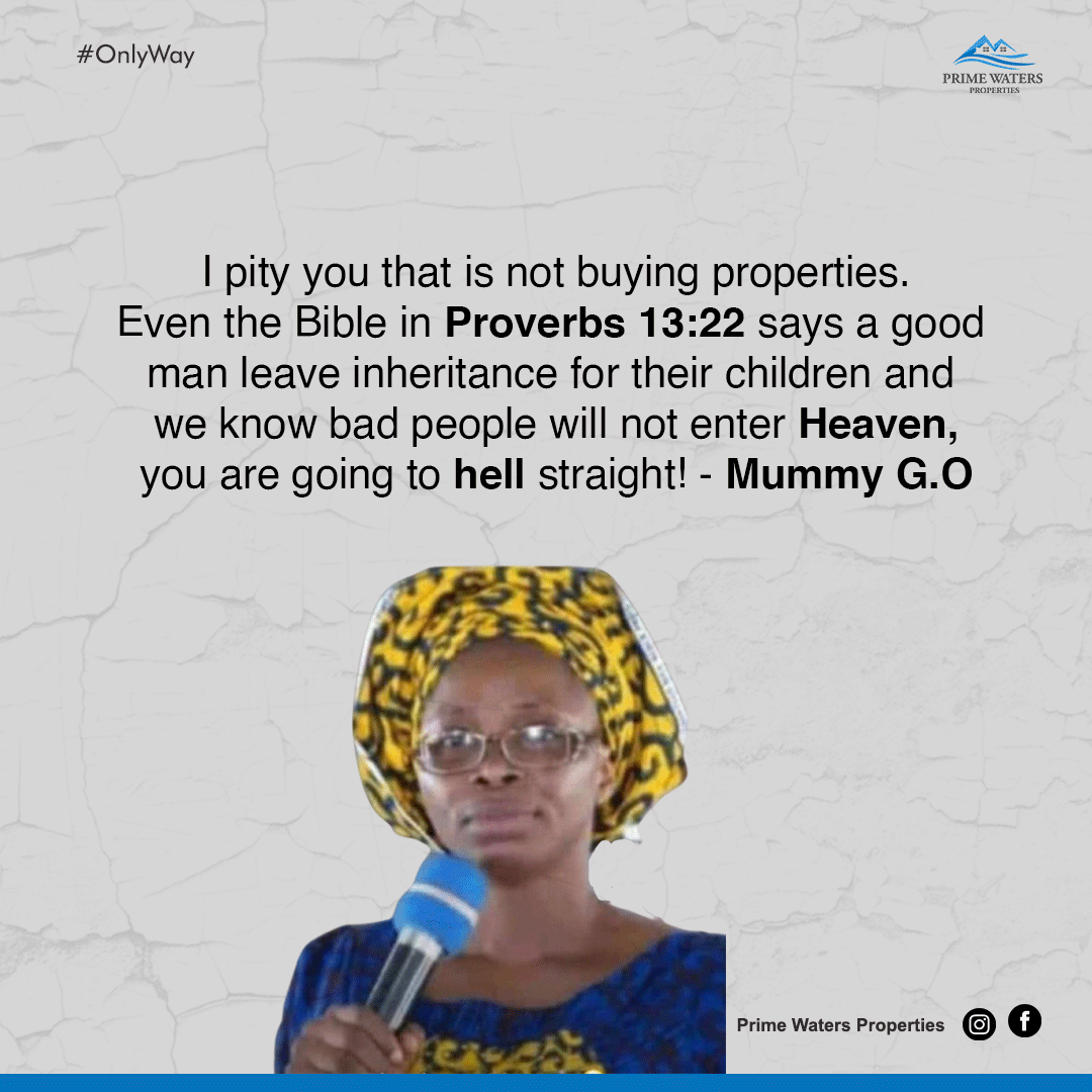 Ride on Mummy Gee-Ooh

let me tag a few people to tag others <a href="/Bukayor_BK/">Bukayo Ewuoso</a> <a href="/TheEmmaIbekwe/">Emmanuel Ibekwe - The Immaculate Emmanuel</a> <a href="/zegbua/">Ized… | Growth | Data | Magic</a> <a href="/InnoSaint_uche/">Uchenna Innocent, MCIM</a> <a href="/PeteNwabuoku/">PeteSocial (The Wolf of Digital Streets)</a> <a href="/Otilox/">Oti Ukubeyinje</a> 

The only place I can't get you land and house is Heaven because I don't have a license to operate yet (which I don't want yet)

I can help you!
