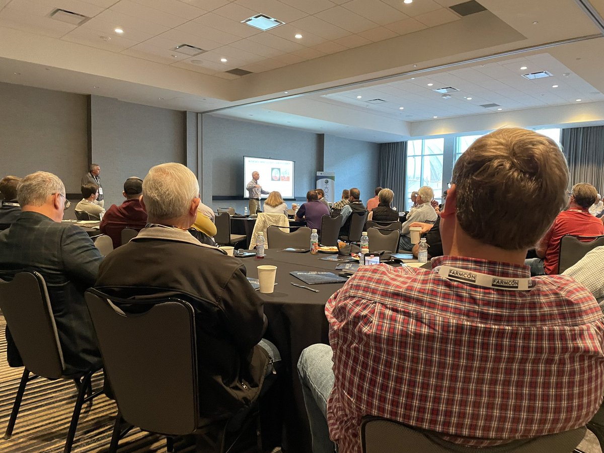 rob_mccoy's tweet photo. @agilescaleup sneaking into the @Holganix farmer dealer meeting to catch a cutting edge opportunity. @FARM_CON https://t.co/cAwFhtOTsC