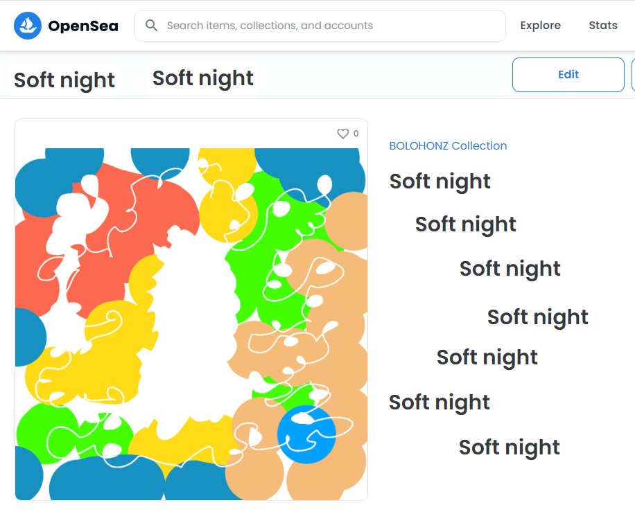 Bolohonz's tweet photo. Soft night!!

https://t.co/n35raWDXdj

#NFTCommunity  #NFTs #NFTCollection https://t.co/qbnhVrn8Ap