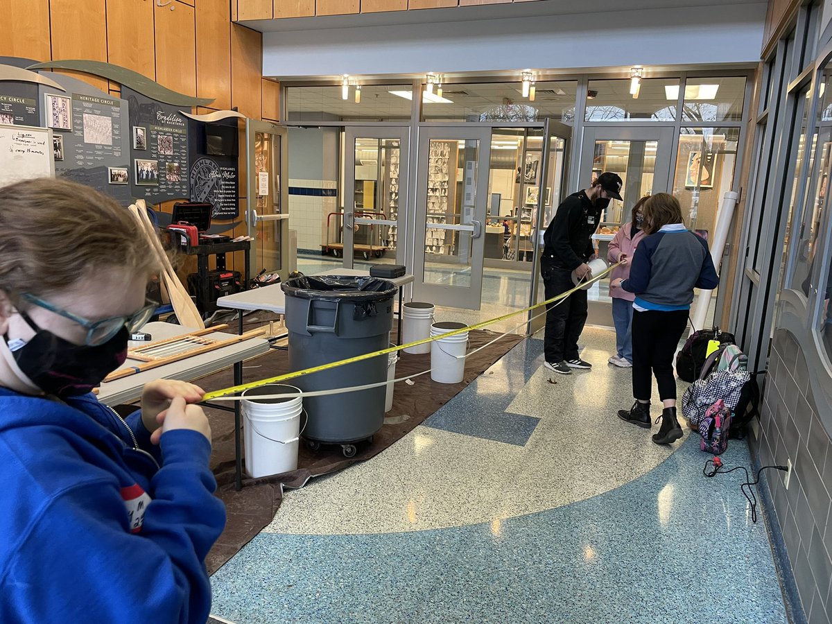 kemprHHS's tweet photo. Students applying physics skills w boat building workshop by Camping and Education Foundation @FTSchools @FTHighlandsHS @BBradfordFTIS https://t.co/ouctmsZKDU