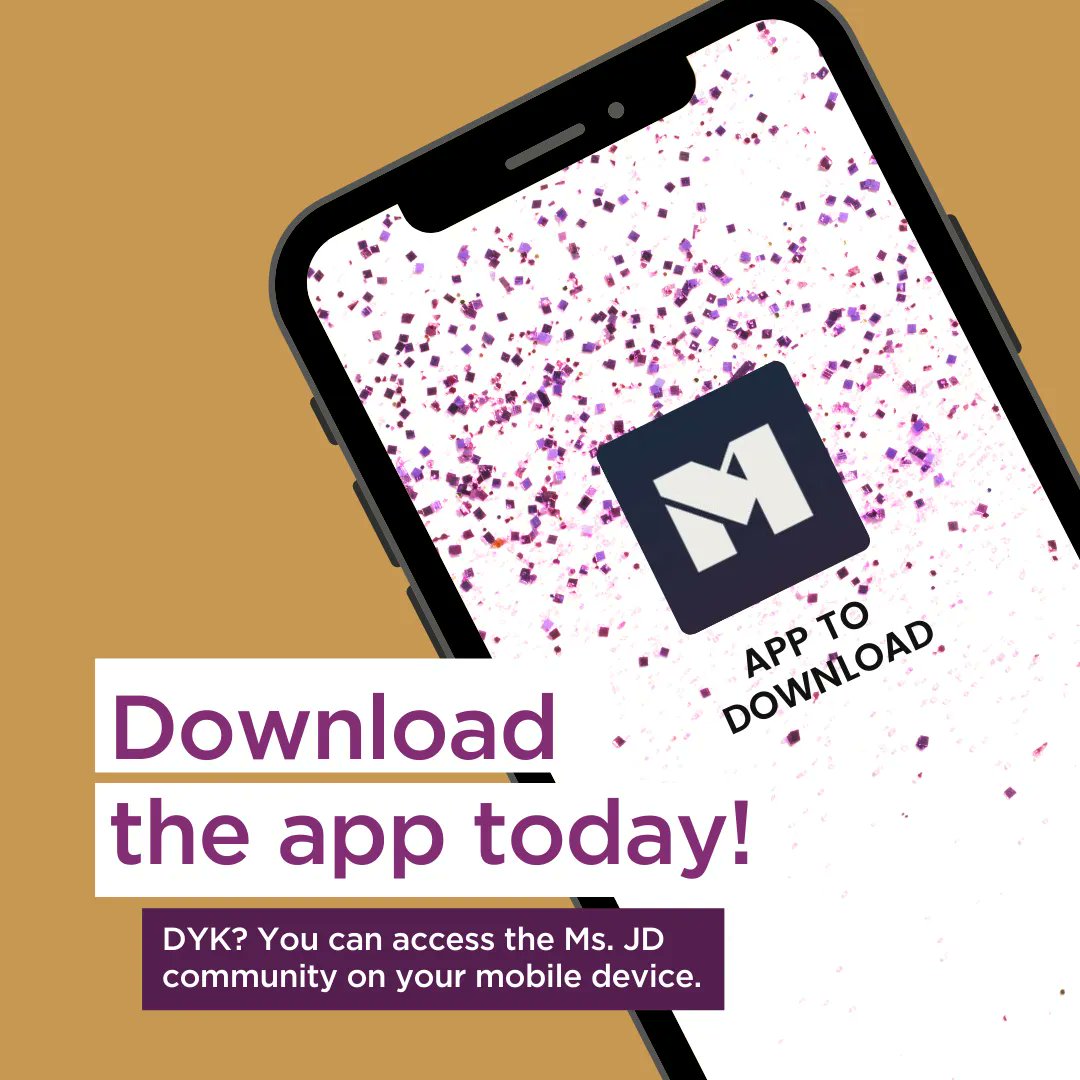 msjdorg's tweet photo. Download the Mighty Networks app today to connect with other community members and view upcoming events straight from your mobile device! Start the process now at https://t.co/GSv1K05tlj

#msjd #lawtwitter #womeninlaw #generalcounsel #prelaw #lawstudent #lawschool #lawschoolbound https://t.co/FMoMliAakl