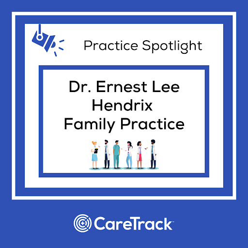 care_track's tweet photo. Join us in welcoming Dr. Ernest Lee Hendrix Family Practice to the CareTrack Health family! Our team is excited to see the positive impact that our Patient Adherence Systems makes for its practice and Medicare patients.  
#CareTrackHealth #primarycare #patientadherence https://t.co/H3cMQBSZFy
