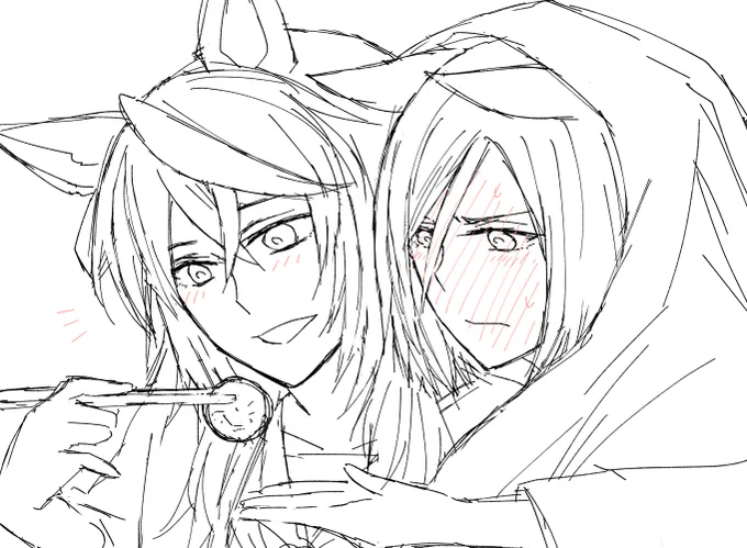 忘年会の一発芸を酷評され、新年会こそはと意気込む会長が自慢の右腕と二人羽織の練習に勤しむっていうルドエアが見たかったんだ

どっちが前でどっちが後ろになるかで小一時間は揉めたよね 