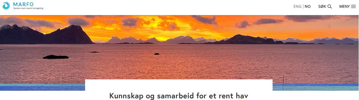 BoEide's tweet photo. Norge har fått et dedikert senter for arbeid mot #marintavfall SOMM er blitt til #MARFO. Tilskuddsordninger, kunnskapsdeling, forskning, kartløsninger og mye mer som skal bidra i arbeidet mot #plast i havet. Storveis. #marinelitter
https://t.co/4s33HRgWaV https://t.co/j0XlffL36J