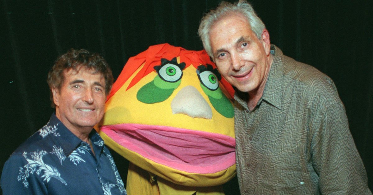 natepuppets's tweet photo. Sid and Marty Krofft draining the life force of Mayor H.R Pufnstuf to maintain their immortality https://t.co/jzpuZTkxDf