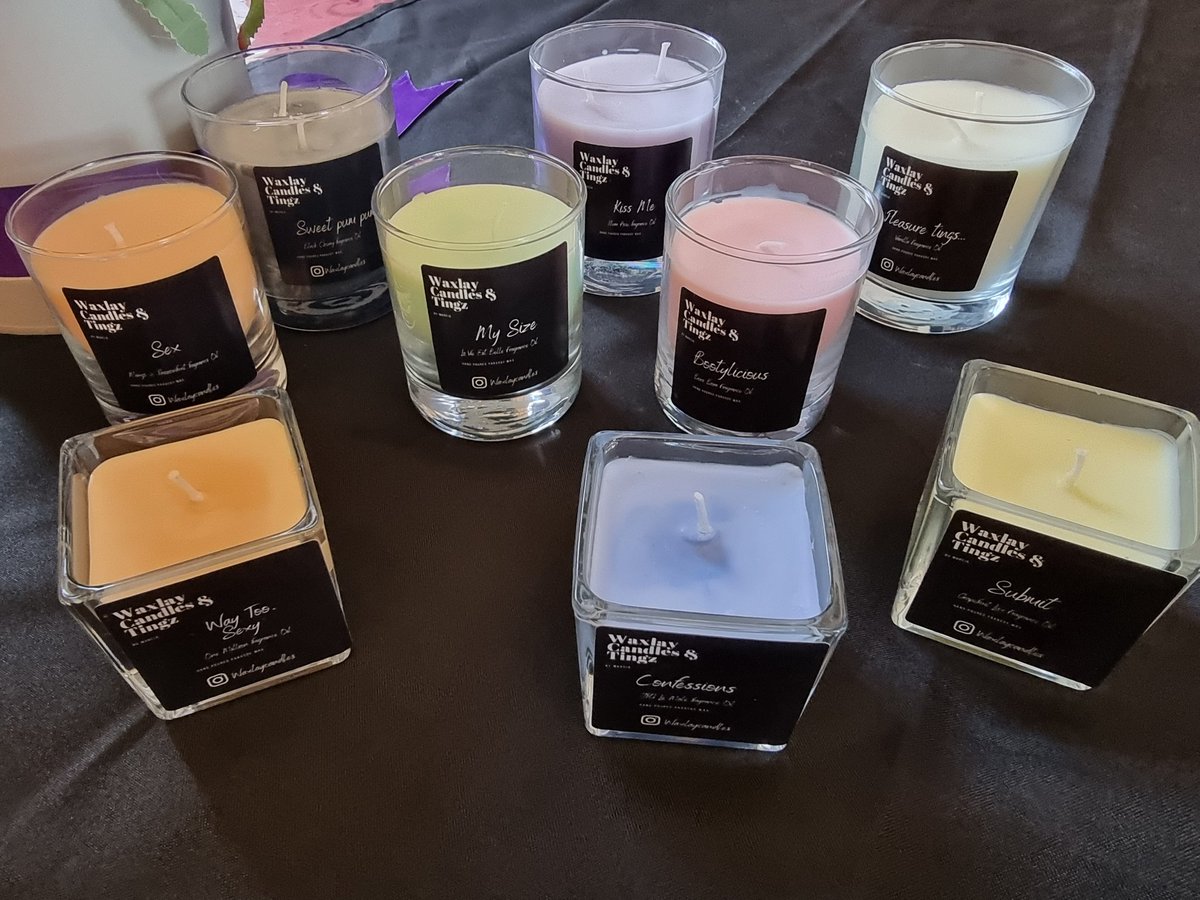 WaxlayC's tweet photo. I want them all.....wait I have them all 😆😆😆
Which one do I light today is the real question 🤔

#candlemagic #Candles #candle #candleobsessed https://t.co/drj4CEk4t8