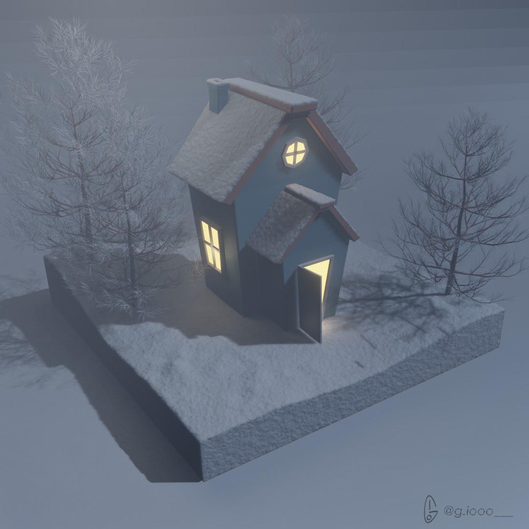 New 3D project
#blender #Blender3d #snow #fog #creepy