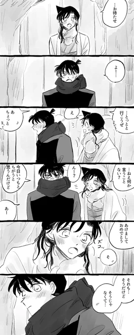 今年もよろしくお願いします🐅(新蘭です) 
