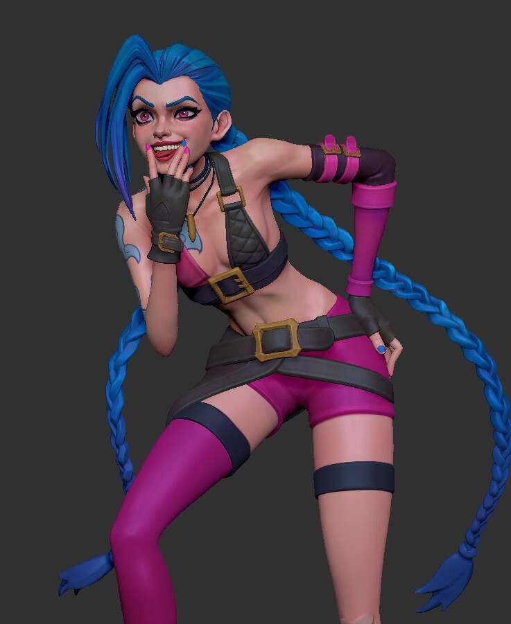 80Level's tweet photo. Another cool take on fan-favorite Jinx in #ZBrush and #Blender by Ting Xue. 

Follow the link for more shots: https://t.co/q6eV0fJ4x5

#blender #blender3d #b3d #photoshop #characterart #characterdesign #arcane #arcanefanart #LeagueOfLegends #3dart #Jinx #jinxfanart https://t.co/NT11C5yaqg