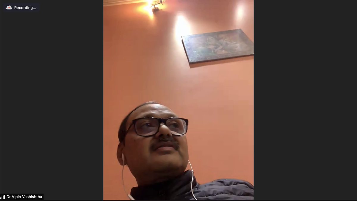 ChildHealthFou1's tweet photo. .@vipintukur, commences the Q/A Session at the webinar on "#Omicron: What We Know and What We Need to Do!"

#OmicronVirus #OmicronVariant #Vaccine #VaccinesWork @IMAIndiaOrg @IMAGdham @ChildHealthFou1 https://t.co/NeR1fTY0ck