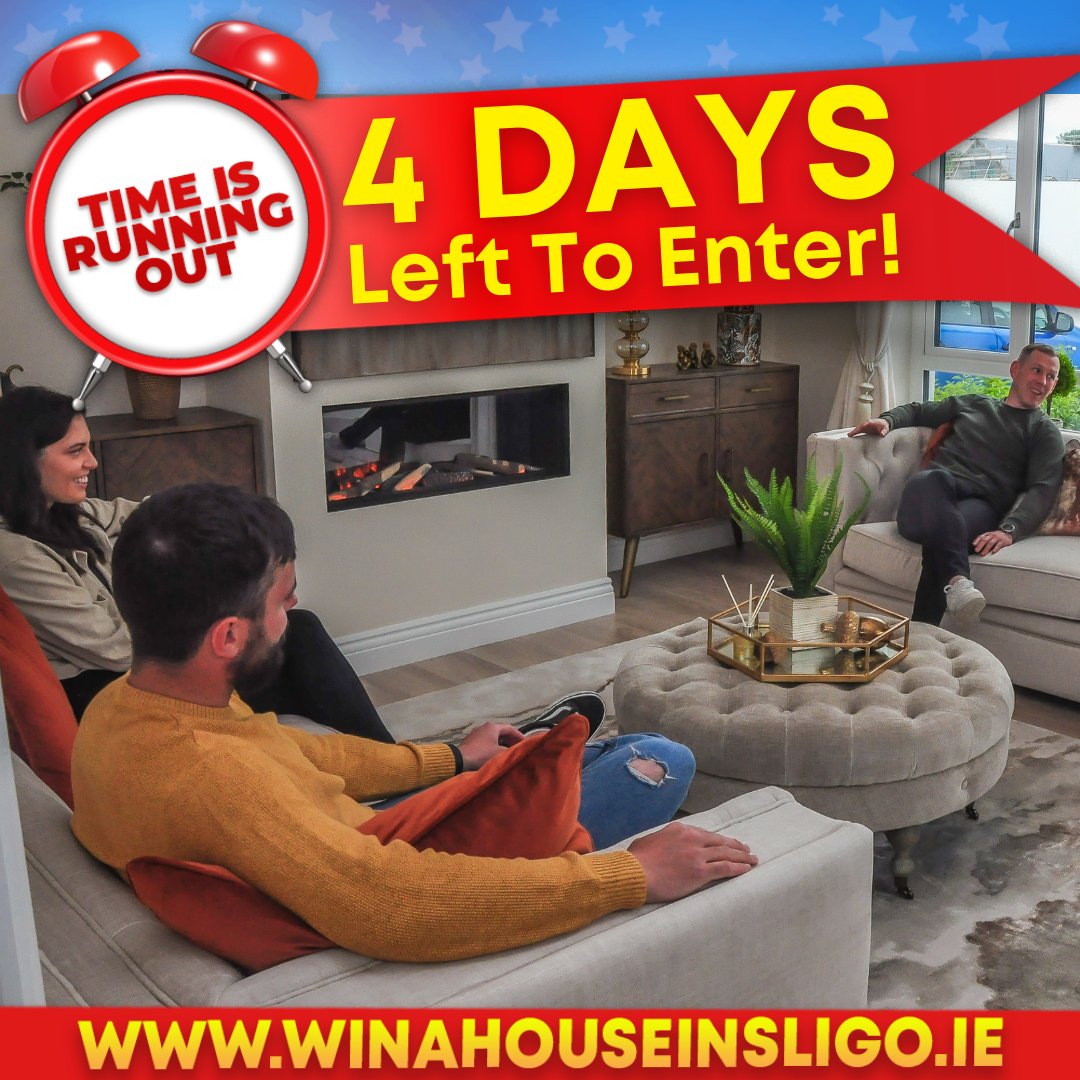 WinAHouseInSligo (@winahousesligo) on Twitter photo โฐ ๐ฐ ๐๐๐ฌ๐ฆ ๐๐๐๐ง ๐ง๐ข ๐๐ก๐ง๐๐ฅ โฐ
Get your ticket here ๐๐ผ winahouseinsligo.ie
It's nearly time for our <a href="/currygaaclub/">Curry GAA Club</a> & <a href="/ShannonGaelsGAA/">Shannon Gaels GAA</a> #WinAHouseInSligo draw to take place! ๐ฅ
Which would you choose?
๐ก A luxury 3 bed house in Sligo
๐ถ ๐ข๐ฅ โฌ300,000 cash โฐ ๐ฐ ๐๐๐ฌ๐ฆ ๐๐๐๐ง ๐ง๐ข ๐๐ก๐ง๐๐ฅ โฐ
Get your ticket here ๐๐ผ winahouseinsligo.ie
It's nearly time for our <a href="/currygaaclub/">Curry GAA Club</a> & <a href="/ShannonGaelsGAA/">Shannon Gaels GAA</a> #WinAHouseInSligo draw to take place! ๐ฅ
Which would you choose?
๐ก A luxury 3 bed house in Sligo
๐ถ ๐ข๐ฅ โฌ300,000 cash