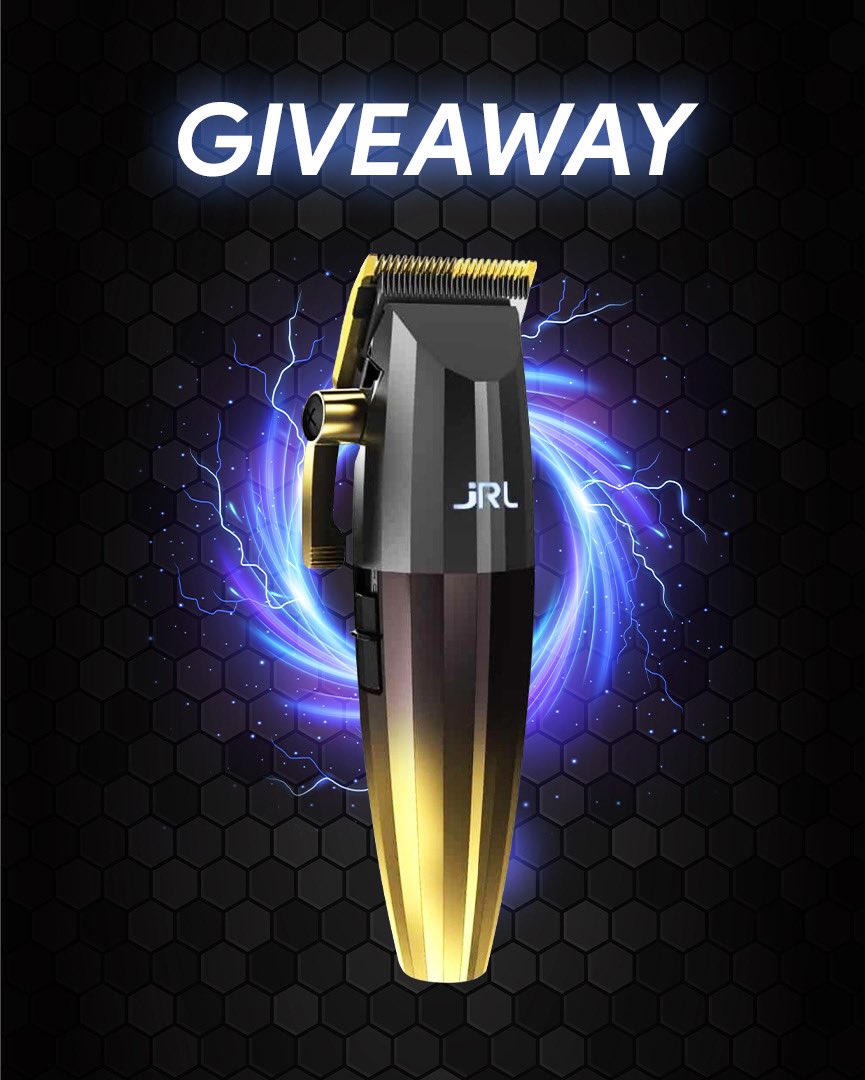 #JRL Giveaway 🙌We giving away 3 Gold #JRLUSA FF2020C clippers to 3 Twitter Followers! 😲
Follow the steps below to win 👇1) Follow Us ✔️2) RT + Like this post 👍3) Tag 3 friends 🦾Winner will be announced 12/01/21 and will be contacted by @chrisandsonsuk 🤞 Good Luck‼️