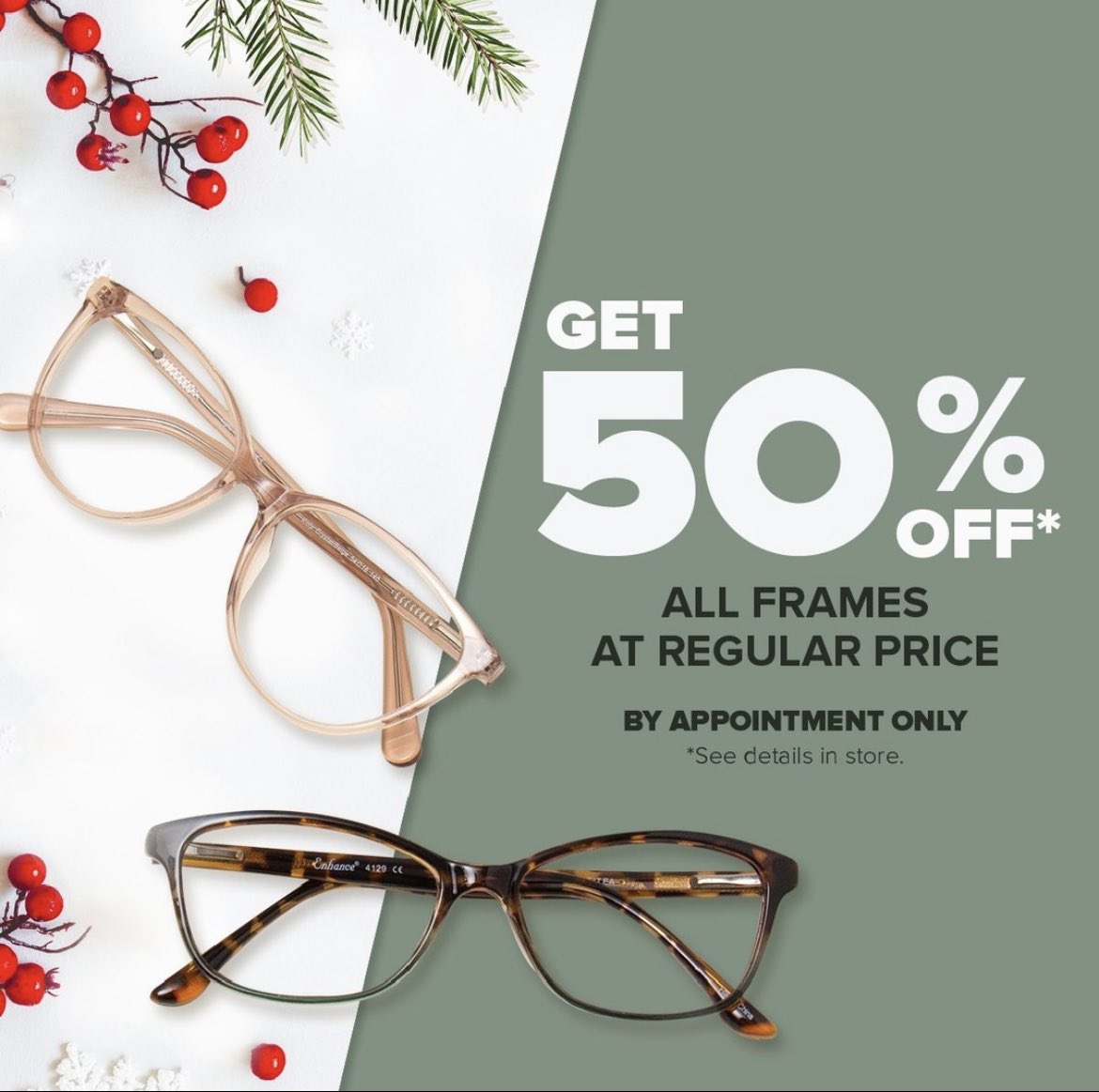 CDNOpticalWhse's tweet photo. Hurry! You've only got until January 8 to take advantage of our Boxing Day Sale! Get 50% off a frame at regular price when you purchase a complete pair with anti-glare. See details in store.

#Halifax #NovaScotia #eyewear #fashion #boxingdaysales #opticalwarehouse https://t.co/TM8V83U3sY