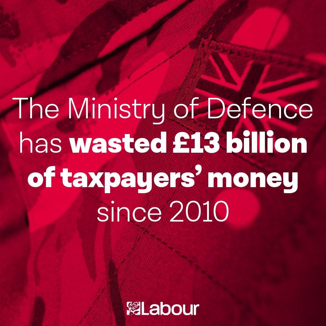 In the old T&G, now ⁦@unitetheunion⁩, I chaired the Defence Unions for a decade. Defence workers are proud of their country & work hard to ensure the safety & security of our citizens. They will be horrified that the government has wasted taxpayers money ⁦@UKLabour⁩