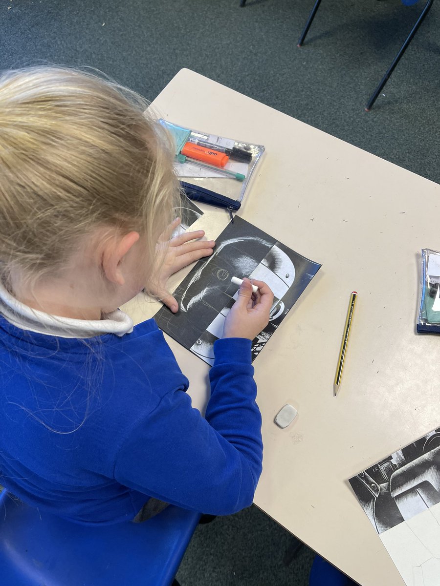 AcklamWhin's tweet photo. Year 3 have made a BRILLIANT start on their final Iron Man artwork this afternoon. They have chosen pencil, charcoal or chalk to showcase light and dark. #drawing #shading #tone #mightymetals https://t.co/qSkNC6wQ7Z