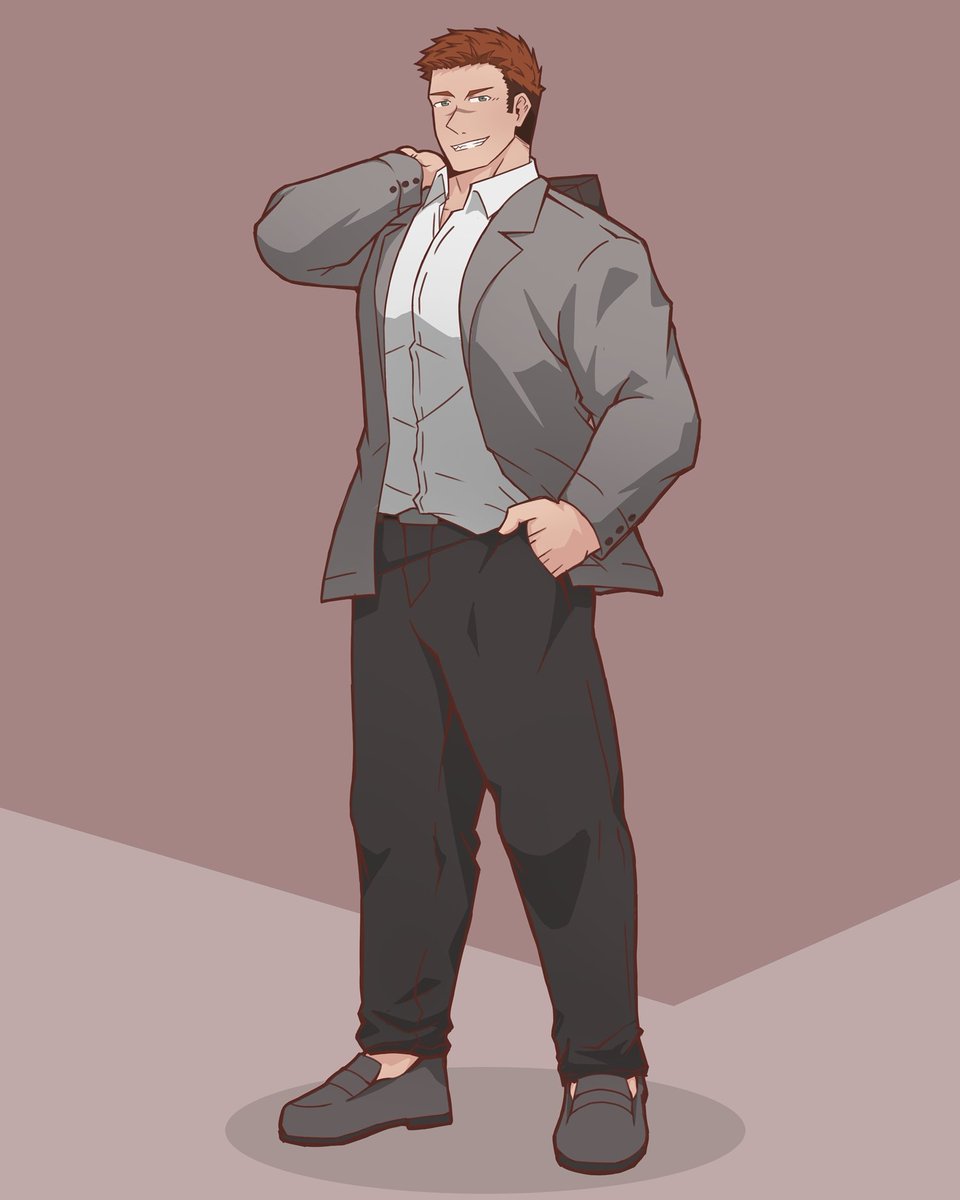 Thank you so much @007raiderz for this commissioned art of Victor Dressen in one of his officewears! ❤❤❤