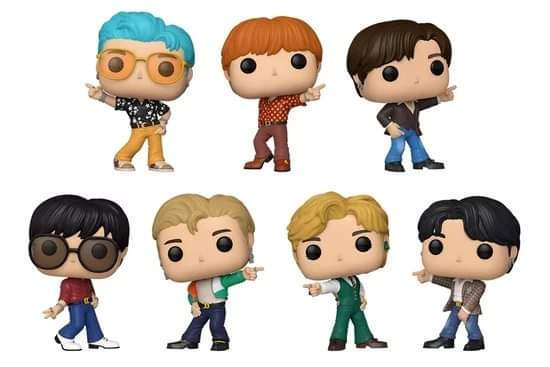 BTSMexico_twt's tweet photo. Parece ser que tendremos una nueva versión de los Funko Pop #BTS, basados con ka temática de la canción “Butter”. 
Todavía no hay información sobre los outfits y accesorios que llevaran los pequeños muñecos.
y con la fecha de lanzamiento para el 31 de diciembre de 2022. https://t.co/Li0s4Dk3Ew