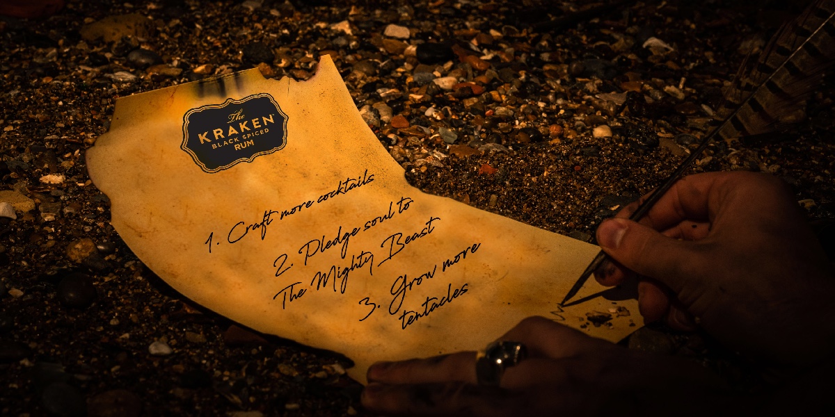 It's a new year so high time to pledge your resolutions to The Mighty Beast. Think you've got what it takes to truly impress him? Well then, you may just be rewarded. So, who's up first? A bottle of the good stuff to The Kraken's favourite resolution...