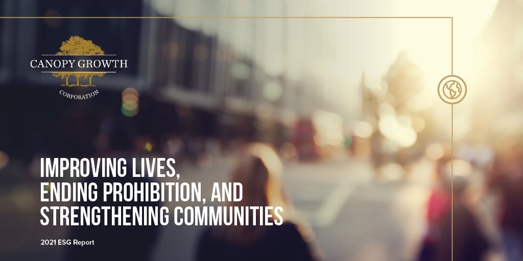News Release: Canopy Growth Releases Environmental, Social, Governance Report: bit.ly/CGCESG