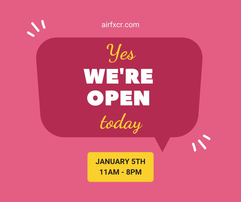 AirFXCR's tweet photo. Cedar Rapids schools are closed but we are OPEN today from 11am - 8pm. Bundle up the kids and get them jumping at AirFX! https://t.co/lQ0aTZkuE5