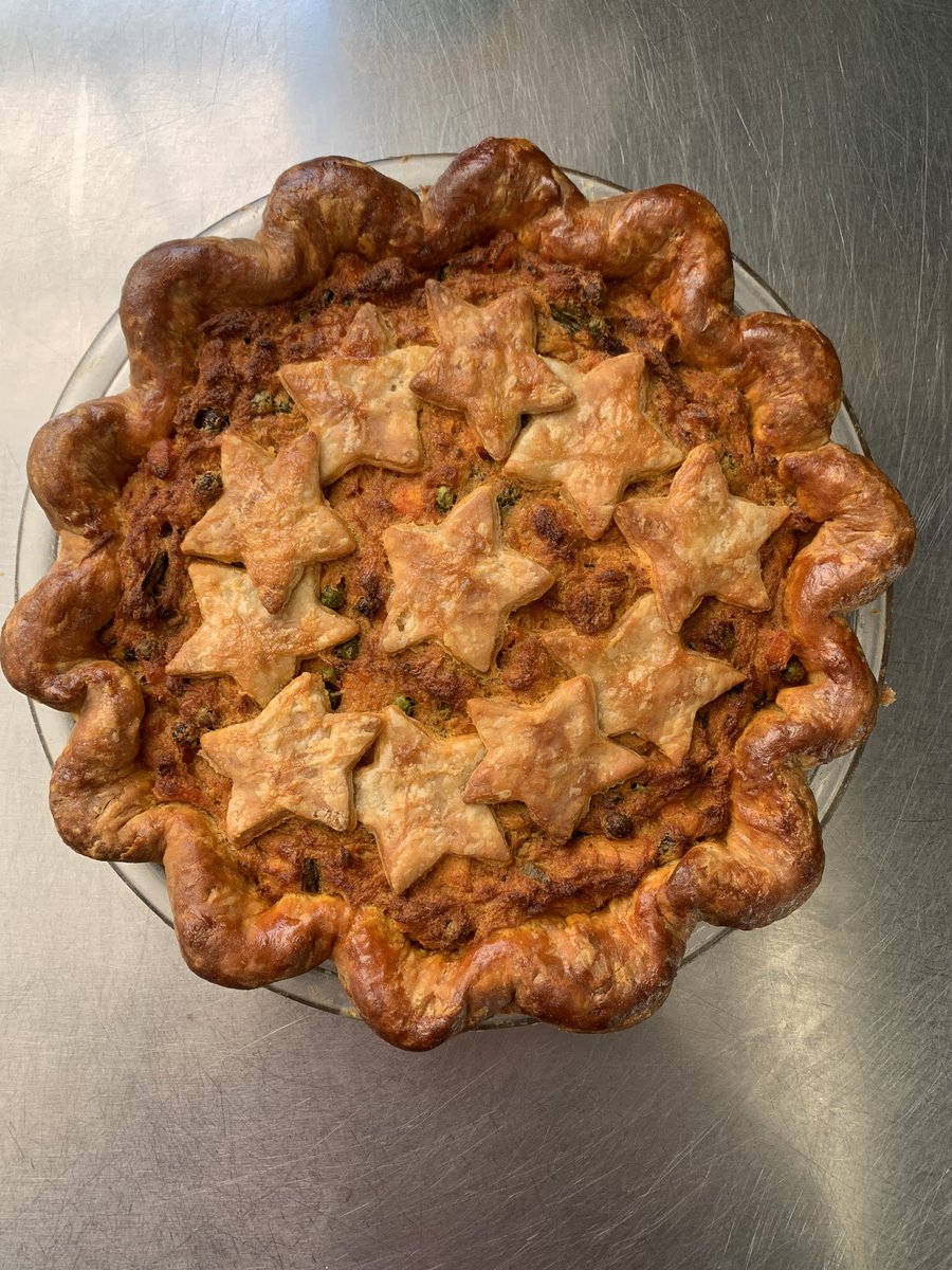 Chicken curry Pie