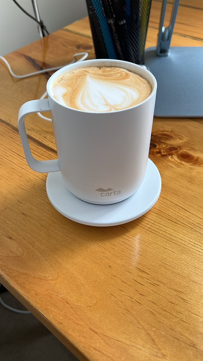 Thank you <a href="/cartainc/">Carta</a> and for this incredible <a href="/EmberMug/">Embermug</a> to start off my new year and ensure that my coffee stays warm while we focus on our incredible #partnership!