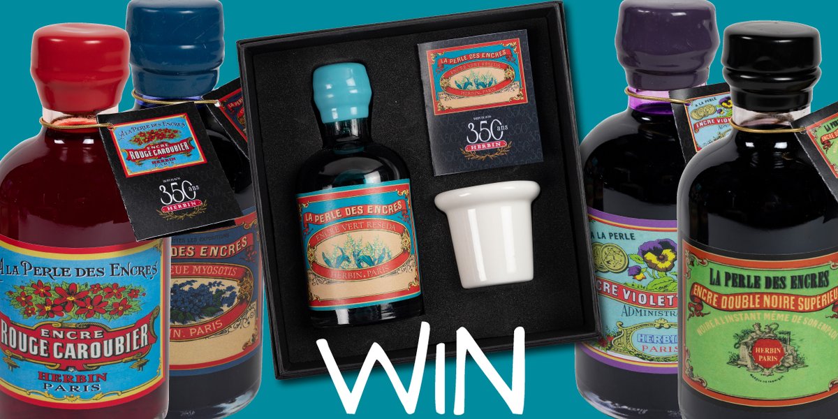 Amazing competition on our Facebook page! bit.ly/3qPF2Xd

We are giving one lucky person the chance to win five limited edition ink sets created to celebrate our 350 years of manufacturing

#herbin #calligraphy #writing #ink #traditionalwriting #pens #calligraphyink