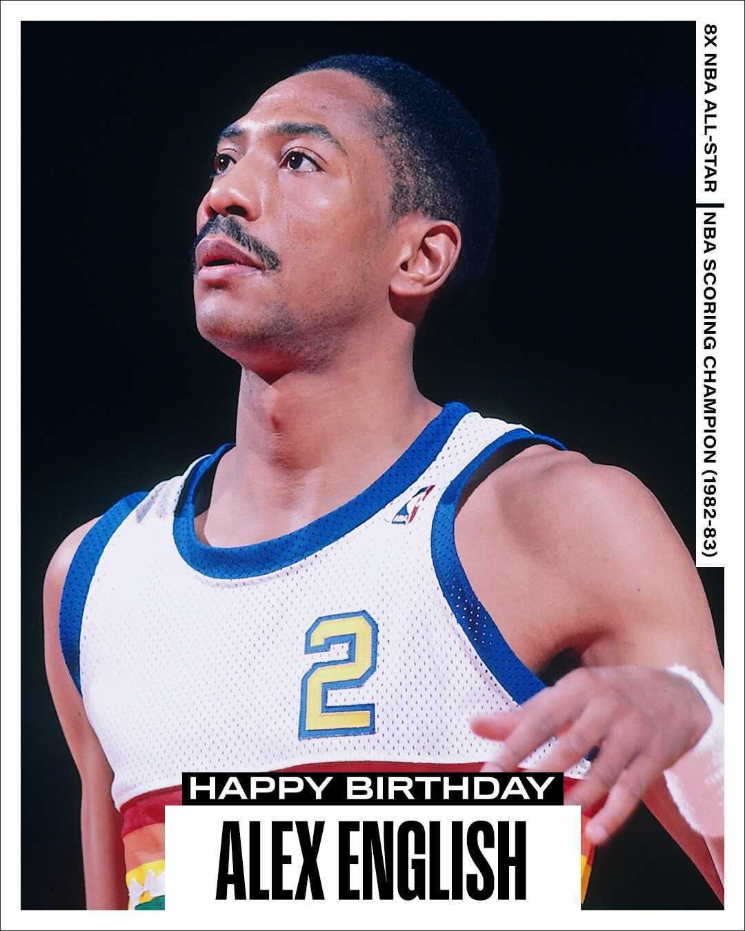 Happy 68th Birthday to 8x All-Star and Hall of Famer Alex English! 