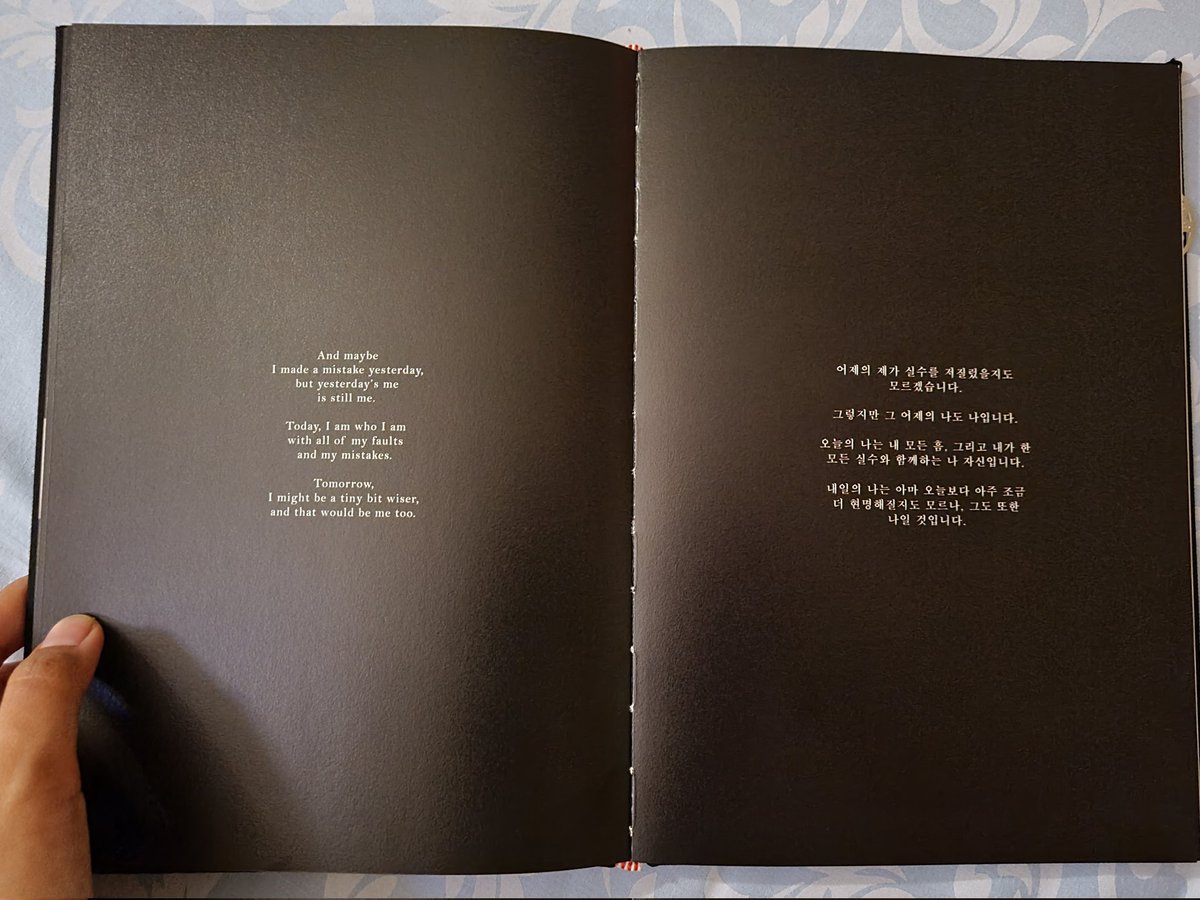 gwangjubb's tweet photo. but nothing, nothing! prepared me for the experience of turning the page from this to this. i was overwhelmed in a very good way! @roomofdaisies and @3AMono did amazingly with this project😭✨ i'm so glad i could get this one from the second pre-order🥺 https://t.co/i5xkIDI3WE