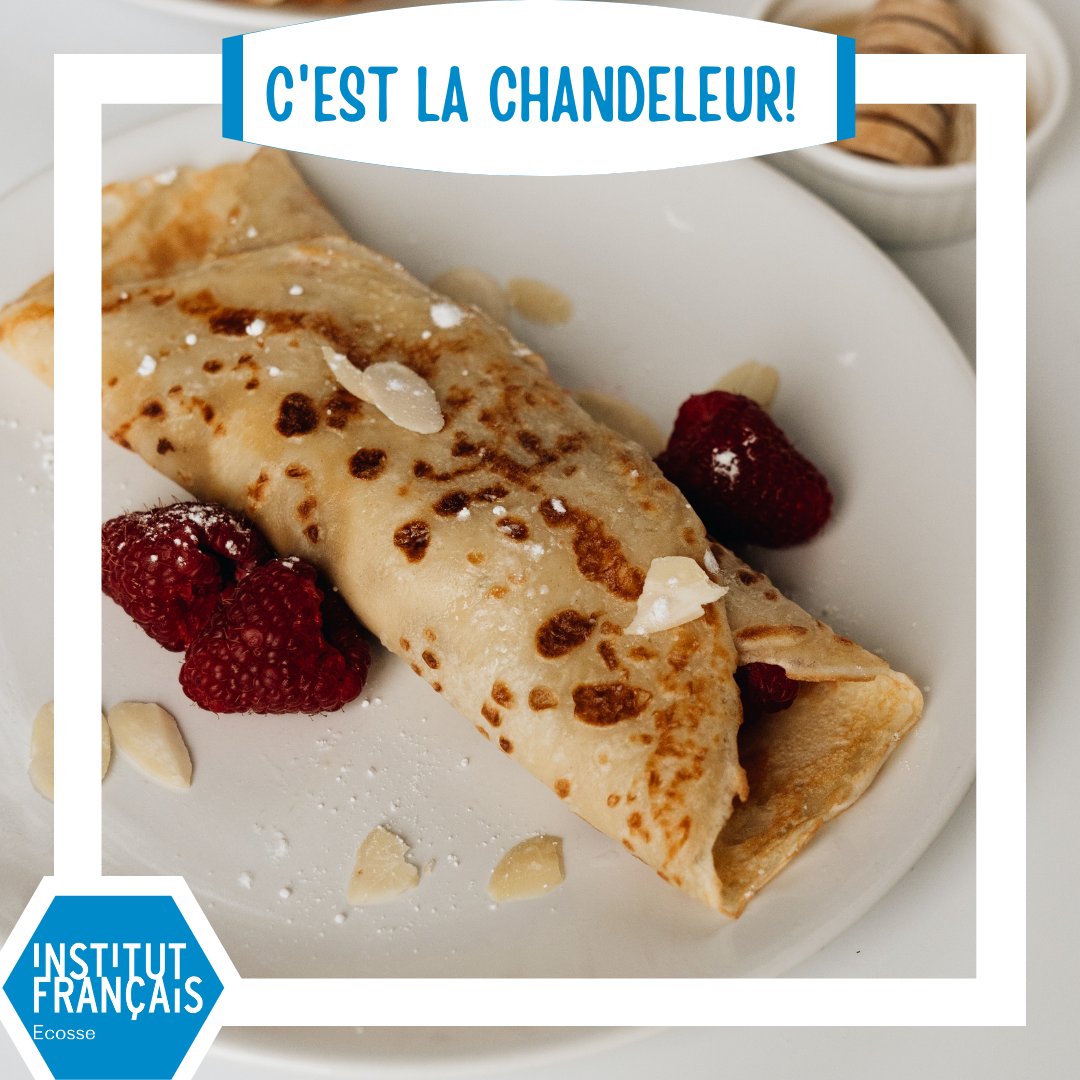 🥞 Every year on the 2nd of February, families all over France eat crêpes!! 

➡️ Here's a delicious crepes recipe: 
    ▪️ 250g flour
    ▪️ 2 eggs
    ▪️ 500ml milk
    ▪️ 50g butter
    ▪️ 1/2 tbsp salt
    ▪️ 1 tbsp vanilla extract (
    ▪️ 2 tbsp sugar 

Bon appétit !