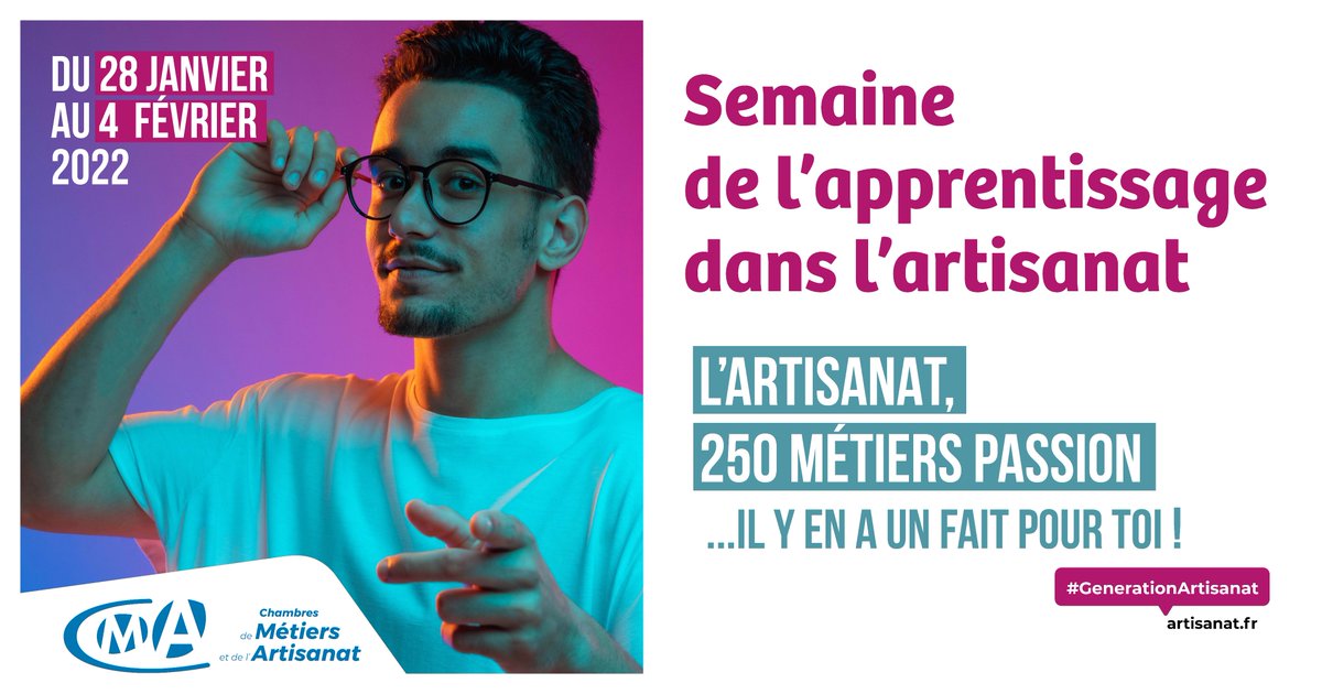 de_metiers's tweet photo. Pour cette occasion de la semaine de l'apprentissage, la CMA recherche, pour des vidéos courtes « interview » 
Des binômes artisan/apprenti haut-marnais prêts à répondre à quelques questions !
Objectif : promouvoir les métiers de l’artisanat et la formation par l’apprentissage https://t.co/fyq3P1Gxi2