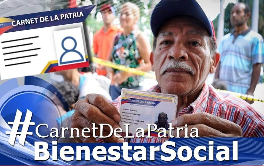 #ÚLTIMAHORA: Desde hoy inicia la entrega del Bono #ContraLaGuerraEconómica (enero 2022) a través del Sistema <a href="/CarnetDLaPatria/">Carnet de la patria</a>.

MONEDERO PATRIA: CREDITO por Bs. 7,00 por concepto Bono Contra la Guerra Económica (enero 2022) el 05/01/2022 a la 11:10 am.

#VacunarseEsClave