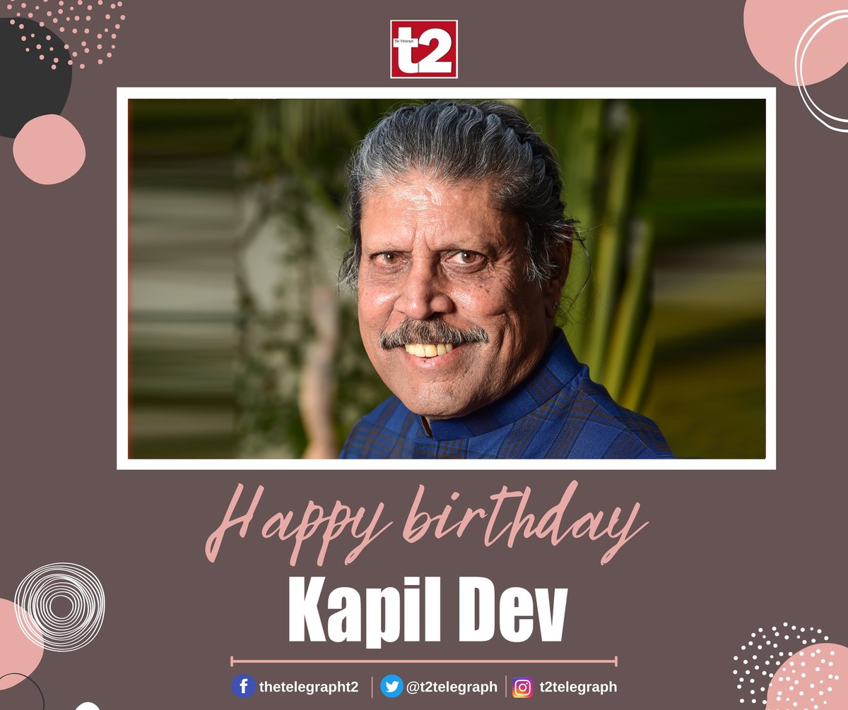 As we all lap up his World Cup exploits once again in 83, here's wishing Kapil Dev a very healthy birthday #KapilDev