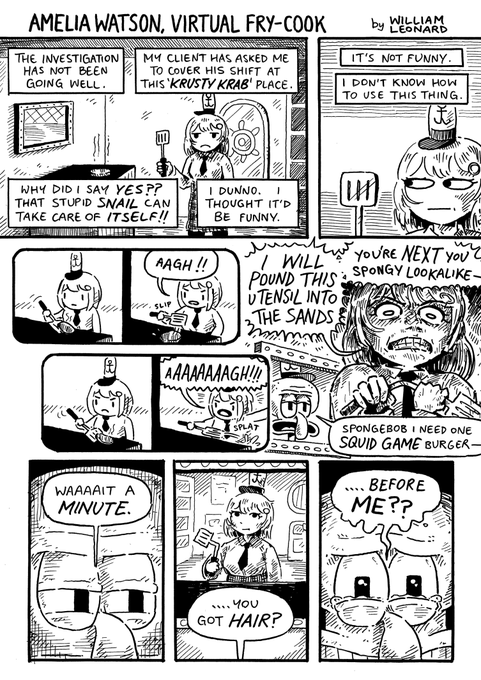 in this heartfelt /BIRTHDAY SPECIAL/ amelia comic, Spunch Bob #ameliaRT 
