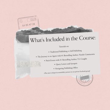 publishing_room's tweet image. Are you thinking about publishing traditionally but you don’t know where to start? Well for only $3.98 you can have access to tutorials, templates, and all the information you need 😱
#thepublishingroom #traditionalpublishing #aspiringauthor #writingtips #writingcommunity