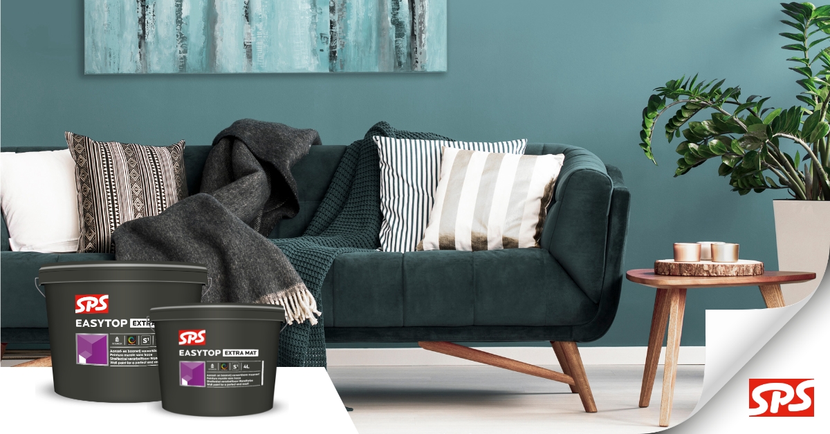 SPSbv's tweet photo. Een perfect eindresultaat op muren en plafonds behaal je makkelijk met SPS Easytop Extra Mat. Ontdek nu onze nieuwe extra matte en aanzetvrije binnenmuurverf: https://t.co/vz0si1617J https://t.co/1ObCNCHYlS