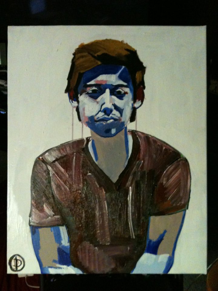 coffeegoddd's tweet photo. #acrylicart #portrait #ContemporaryArt #OutsiderArt from a bit ago https://t.co/llRS6EBk3q