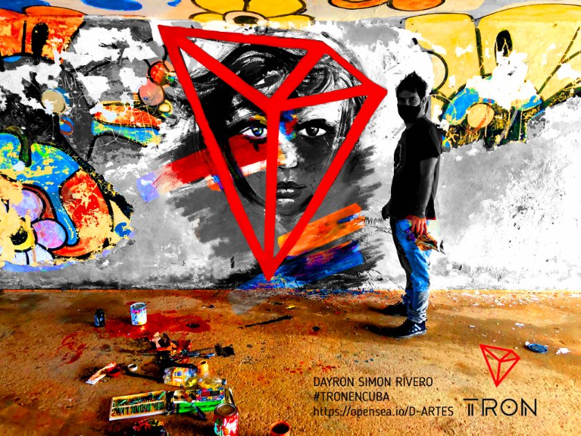 dayronsimon's tweet photo. Here I share the las piece I made.
It's a mural painted close to the wall sea in La Havana.
https://t.co/8DQSaWjriR
This piece is part of a Tron community initiative, along with all its Tronics 🎨🎨🎨
___
#Trx #Tron #TronNetwork
@TronDao_ESP
@TronixTrx
#artvideo
#TRONtotheSUN https://t.co/I14ApNdRtf
