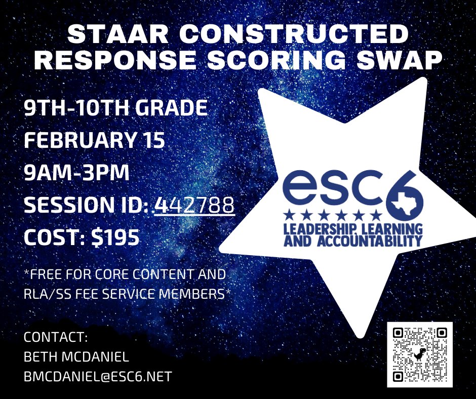 Bring your student's writing samples and your favorite grading pen. We will spend the day scoring each other's constructed responses, analyzing common issues, and collaborating on improving scores across the board. Register here: bit.ly/3zBnUsc