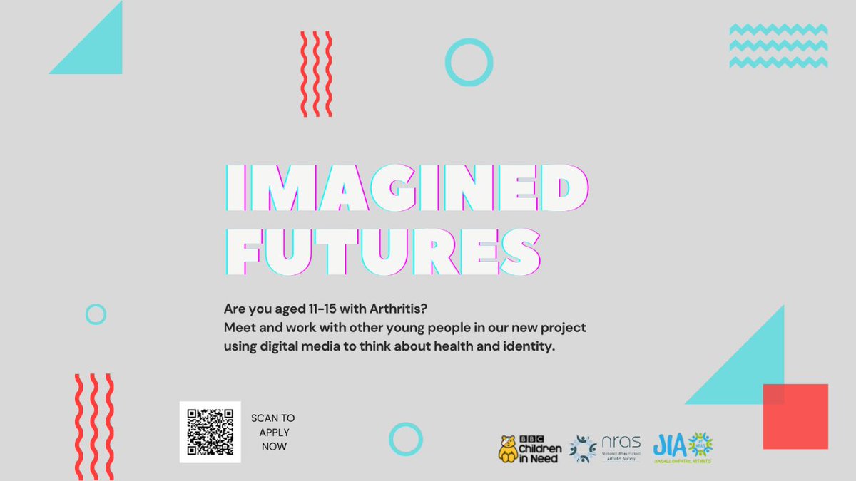 JIA_NRAS's tweet photo. Join the Imagined Futures project and meet a group of like-minded young people just like you to explore filmmaking, digital storytelling and drama workshops where we will think about identity and your future.
Scan the QR code or click the link to apply now https://t.co/TAAKeNBKjc https://t.co/cTtfNhI3Ge