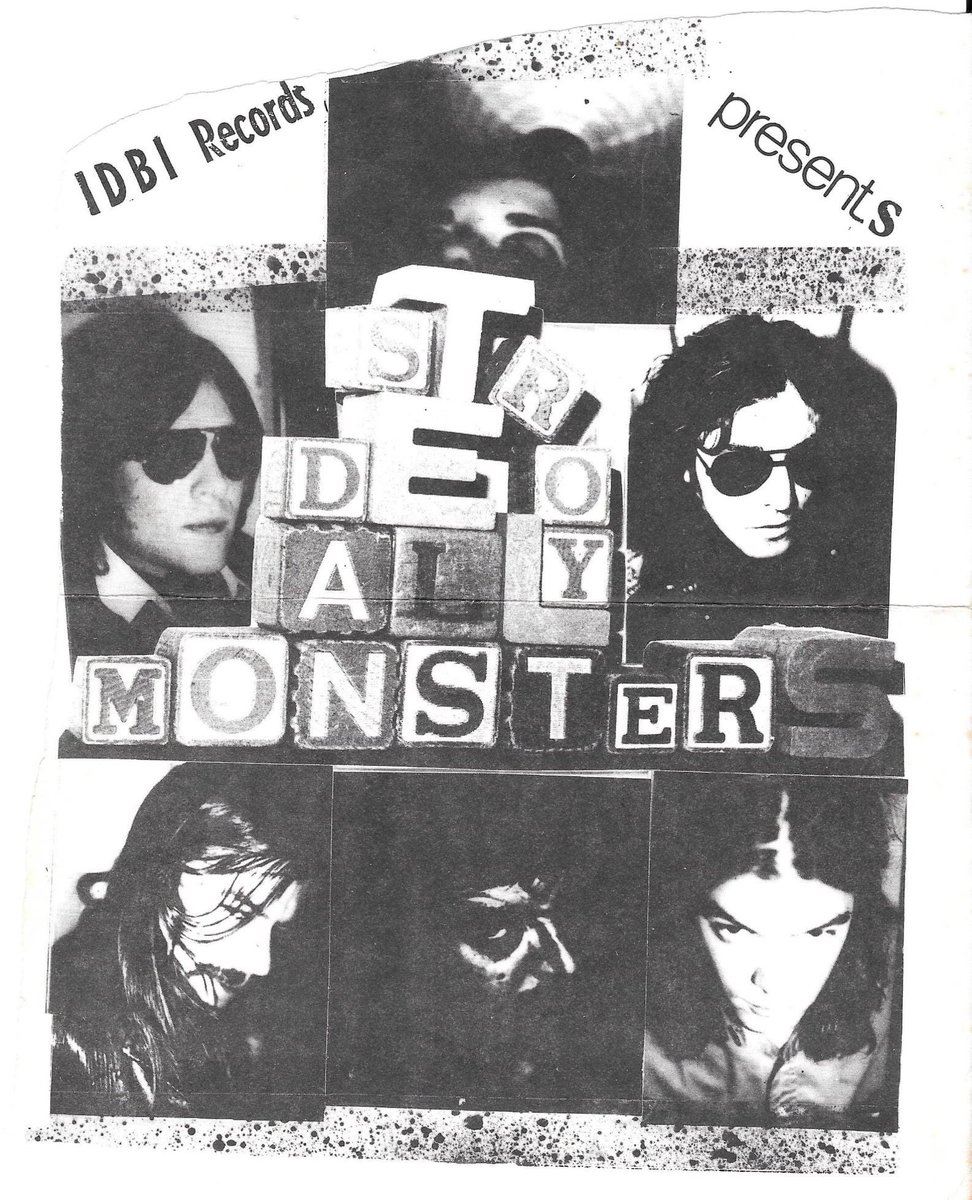 PorcelainHamr's tweet photo. Destroy All Monsters flyer from back in the day.  #destroyallmonsters #benmiller #michiganrock #porcelainhammer https://t.co/vbfHWKSG6e
