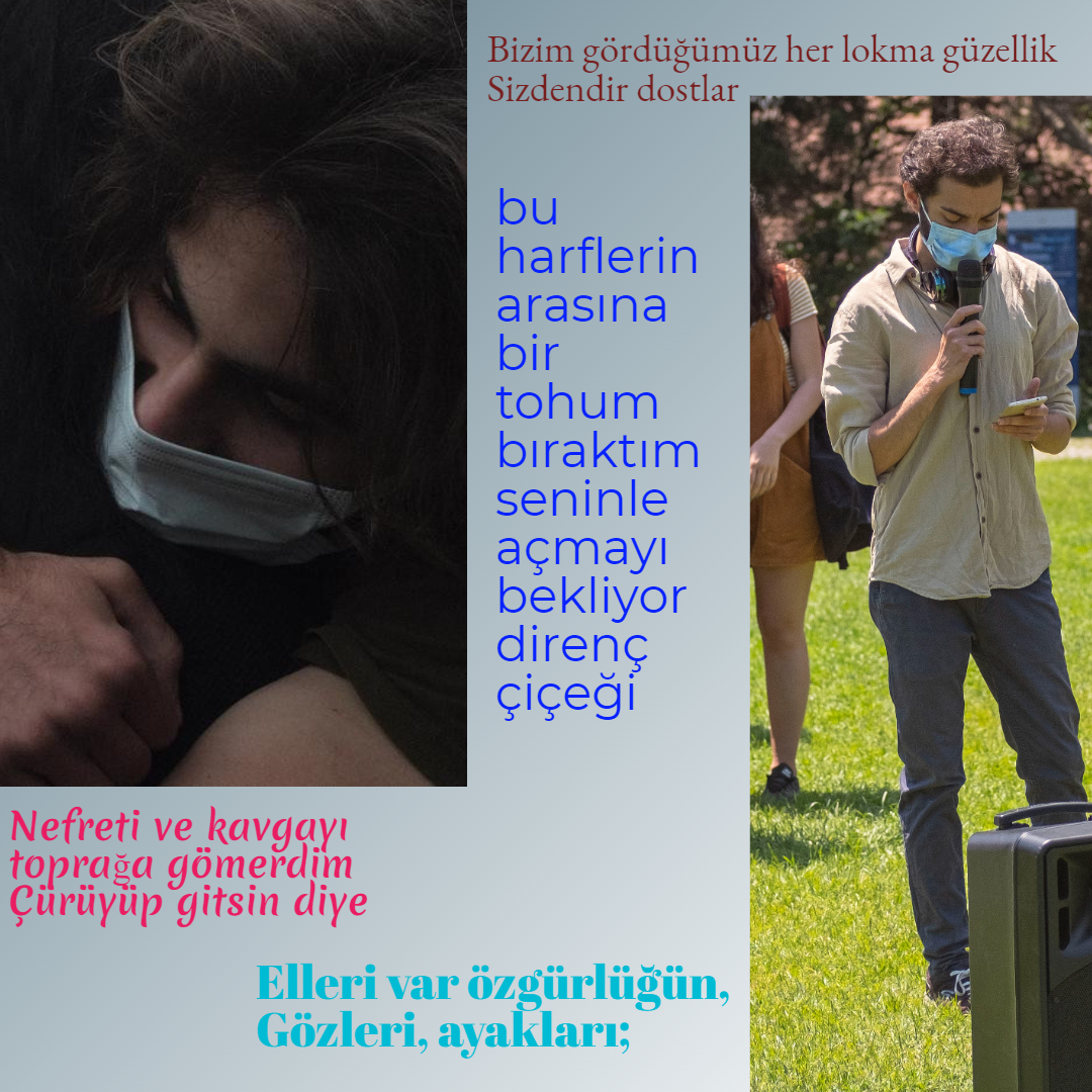 Duruşmaya çok az kalmışken geçtiğimiz günlerde düzenlediğimiz şiir gecesinde okuduğumuz şiirleri sizlerle paylaşmak istedik. Arkadaşlarımızı alacağız, şiirlerimizi yan yana okuyacağız!
l24.im/ZJWofk
#BerkeyePeriteÖzgürlük #ÖzgürlükteKavuşacağız #7OcaktaÇağlayandayız