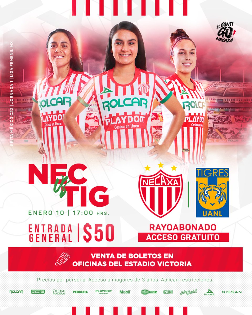 ¡Lunes, llega ya! 🙌

Viene el regreso de las Centellas al Estadio Victoria y tu apoyo será fundamental. ¡No faltes! 💪

#ContiGoNecaxa ⚡