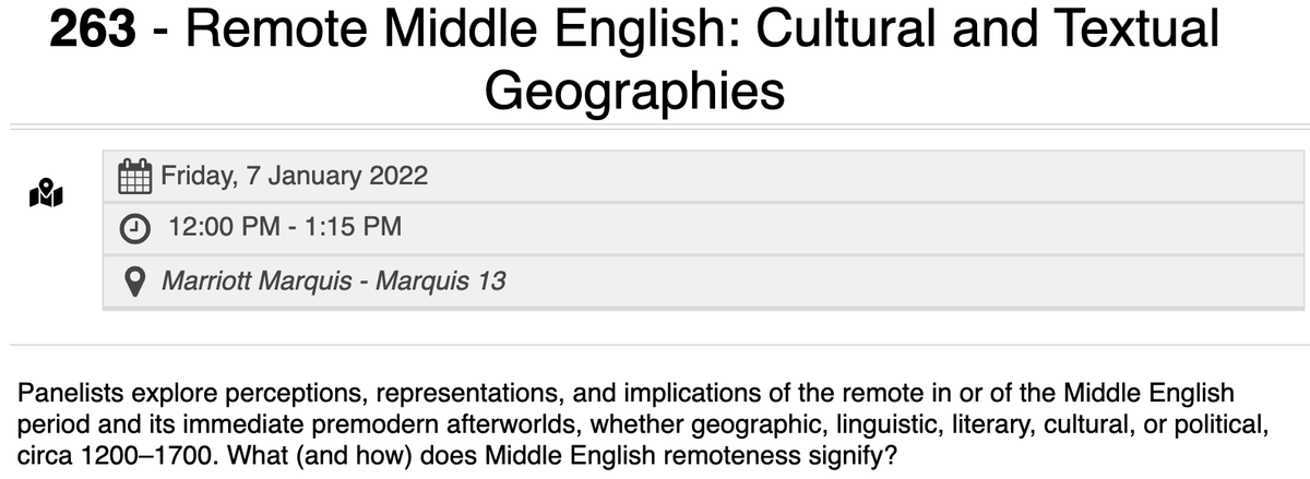 New Chaucer Society tweet media