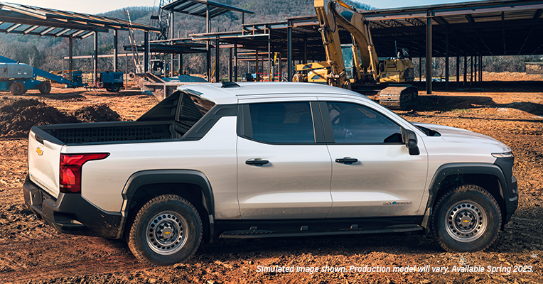 GMEnvolve's tweet image. “Technology driven by purpose can change the world.”
Offering your #fleet a revolutionary mix of capability, performance, safety, flexibility, and design, introducing the @chevrolet Silverado EV. Learn more: s.gm.com/w5vfr5
