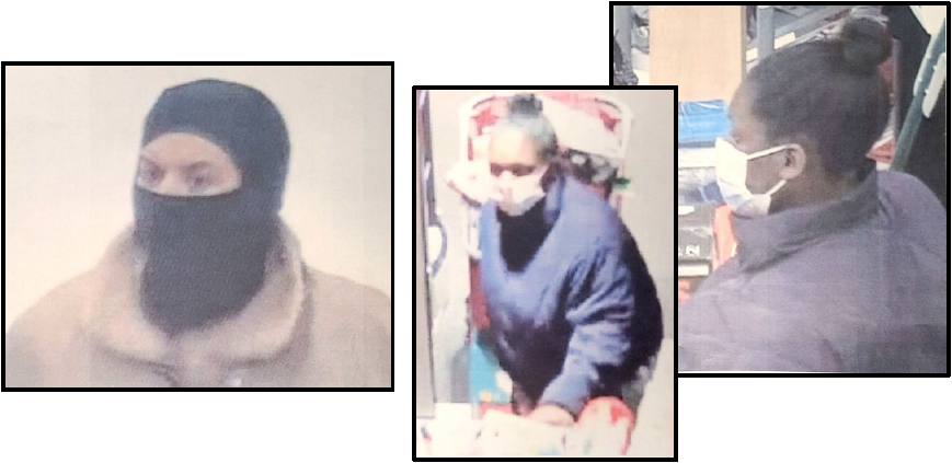 PWCPolice's tweet photo. SEEK TO IDENTIFY: #PWCPD is asking for the public's help identifying two women sought in connection to an armed robbery that occurred at the #Woodbridge Target on Dec.27. Anyone with information is asked to contact police. More info; https://t.co/7IoHbw4mUL