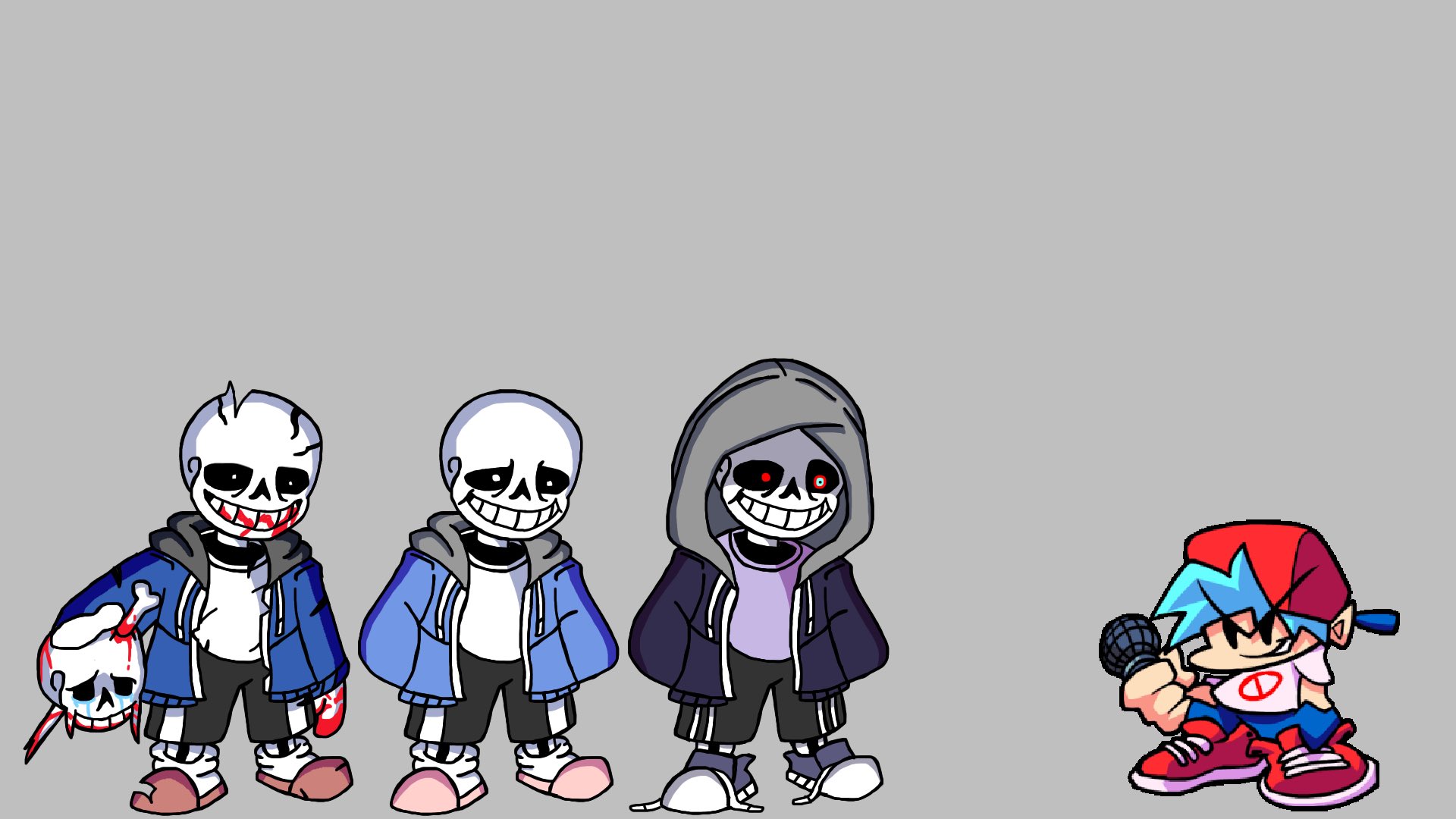 Fnf Muder Sans | FNF’ Vs. Skeleton Bros OST – SOBIWF