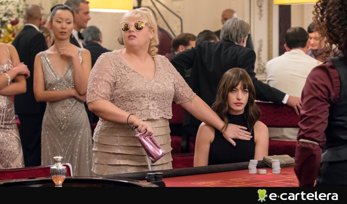ecartelera's tweet photo. Esta noche en @antena3com Anne Hathaway y Rebel Wilson encarnan a unas #TimadorasCompulsivas de mucho cuidado ;) https://t.co/fURdkGk9ze https://t.co/OXdzB6r51Y