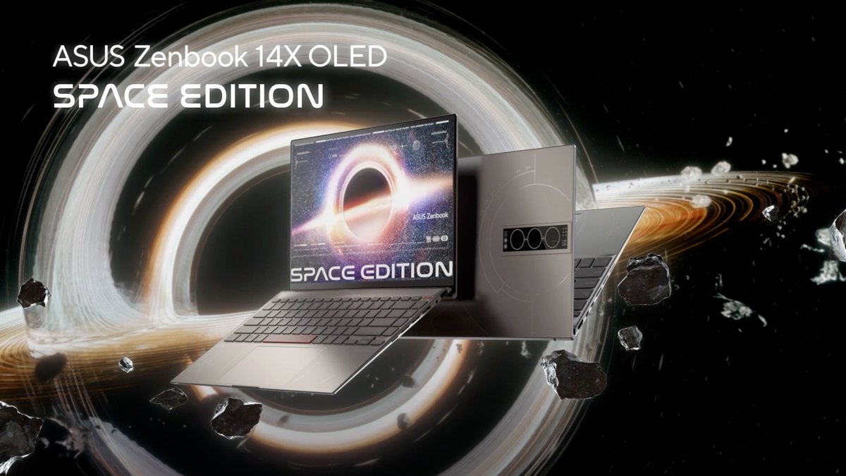 That Zenbook is out of this world!
 A 25-year anniversary edition that you can't pass on! 🤯👀🚀👩‍🚀💻 #Zenbook 14X OLED Space Edition 
#ASUS #TheIncredibleUnfolds #CES2022