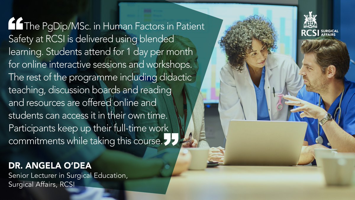 HumanFactorsPS's tweet image. Register your interest today ⏰🌍💻  

For more information, please visit: rcsi.com/patientsafety